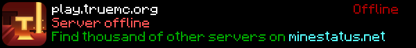 TrueMC Network Minecraft Server Banner
