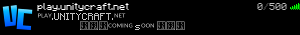 UnityCraft Minecraft Server Banner