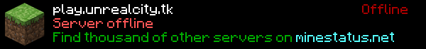 UnrealCity Minecraft Server Banner