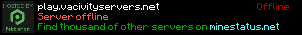 Vacivity Servers Minecraft Server Banner