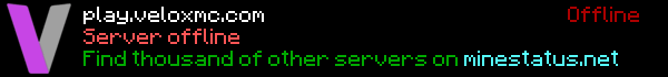 VeloxMC Minecraft Server Banner