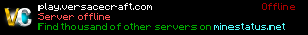 VersaceCraft Minecraft Server Banner