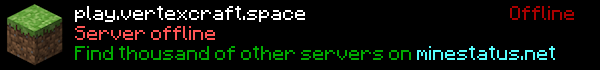 VertexCraft Minecraft Server Banner