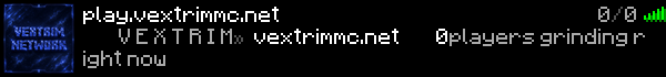 Vextrim Network Minecraft Server Banner