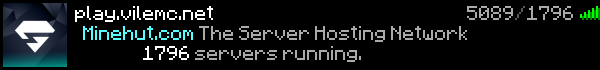 VileMC | Minehut Skyblock Minecraft Server Banner