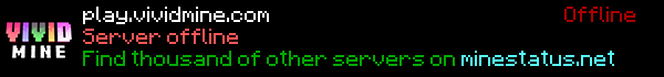 VividMine Minecraft Server Banner