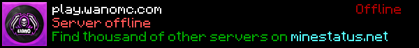 WanoMC Minecraft Server Banner