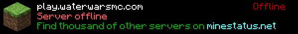 WaterWarsMC Minecraft Server Banner