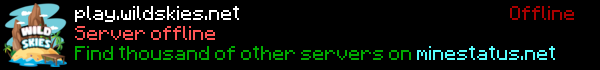 WildSkies Minecraft Server Banner