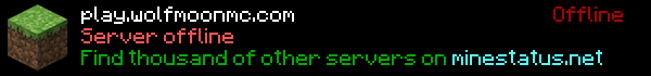 WolfMoonMC Minecraft Server Banner