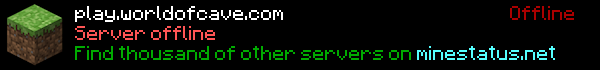 WorldOfCave Minecraft Server Banner