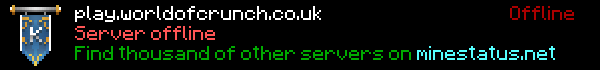World of Crunch Minecraft Server Banner
