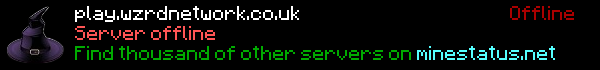 Wzrd Network Minecraft Server Banner