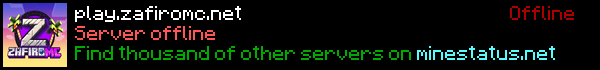 ZafiroMC Network Minecraft Server Banner