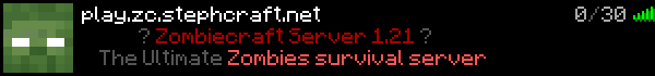 Zombiecraft Minecraft Server Banner