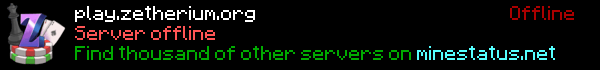 Zetherium Minecraft Server Banner