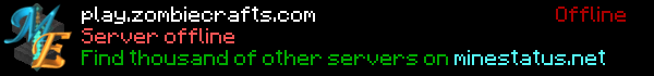 Zombie Crafts Minecraft Server Banner