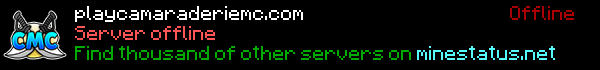 CamaraderieMC Minecraft Server Banner
