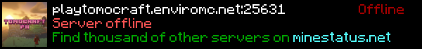 Tomocraft.PH Minecraft Server Banner