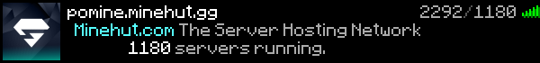 POMINE Box Mining Minecraft Server Banner