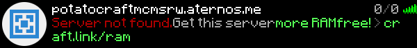 potatocraft Minecraft Server Banner