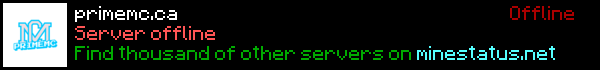 PrimeMC Minecraft Server Banner