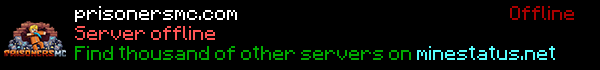 prisonersmc Minecraft Server Banner