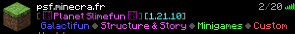 Planet Slimefun Minecraft Server Banner