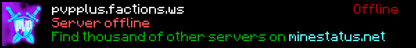 PvpPlus Minecraft Server Banner