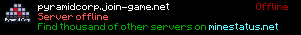 Pyramid Corp. Minecraft Server Banner