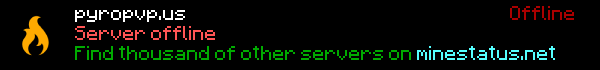 PyroPvP Minecraft Server Banner