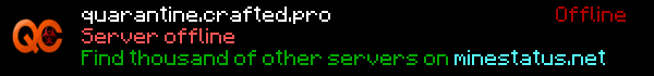 Quarantine Craft  Minecraft Server Banner