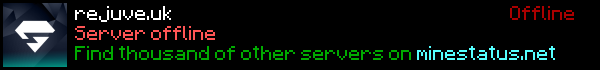 Rejuve Minecraft Server Banner