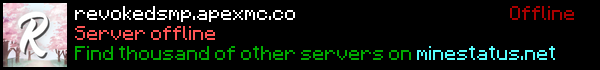 Revoked SMP  Minecraft Server Banner