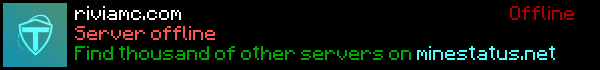 RiviaMc Minecraft Server Banner