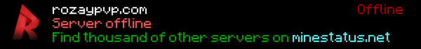 RozayPvP Minecraft Server Banner