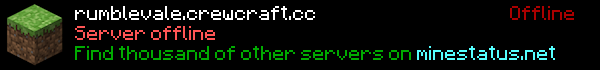 Rumblevale SMP Minecraft Server Banner