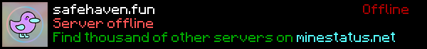 Safe Haven Minecraft Server Banner