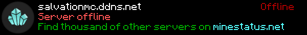 Salvation Gaming Minecraft Server Banner