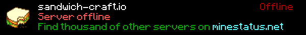 sandwich-craft Minecraft Server Banner