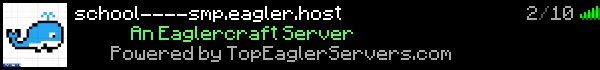 School----Smp Minecraft Server Banner