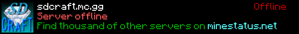 SD Craft Minecraft Server Banner