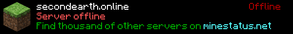 Second Earth Minecraft Server Banner