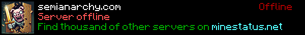 Semi Anarchy Minecraft Server Banner