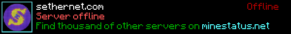 Sethernet Minecraft Server Banner