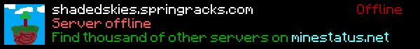 Shadedskies Minecraft Server Banner