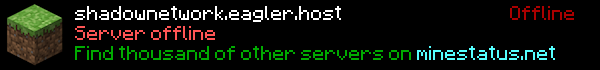Shadow Network Minecraft Server Banner
