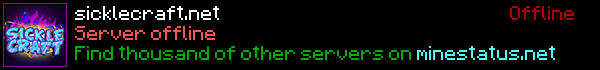 SickleCraft Minecraft Server Banner