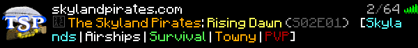 The Skyland Pirates Return Minecraft Server Banner