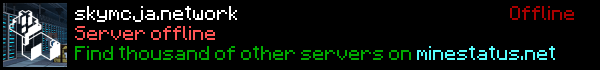 SkyMCJA Minecraft Server Banner